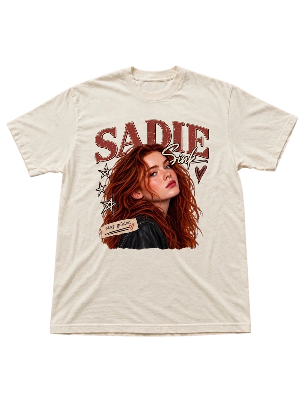 Gildan Sadie Graphic Tee - Cream Top